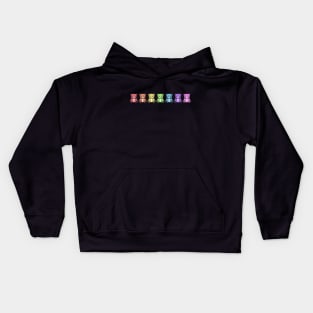 Rainbow Teddies Kids Hoodie